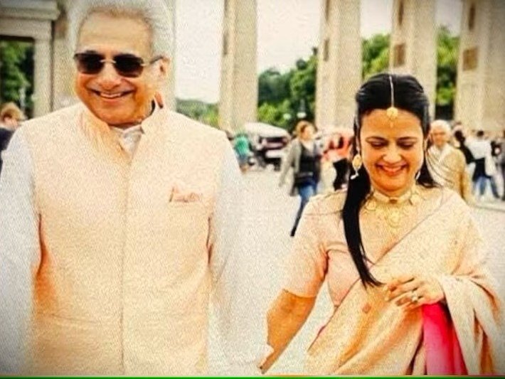 Mahua Moitra and MP Pinaki Misra in Love at 50 and 65