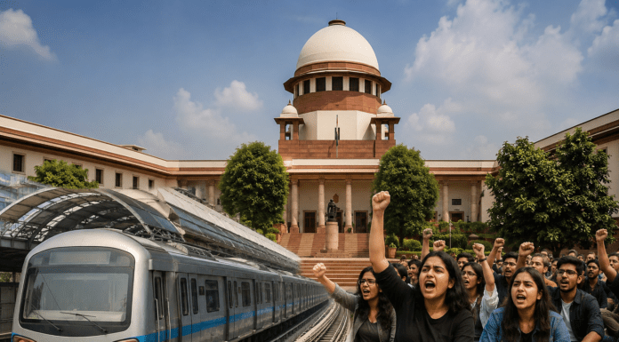 Supreme Court Metro Station Closure During Student Protest Raised Before Apex Court Student Protest