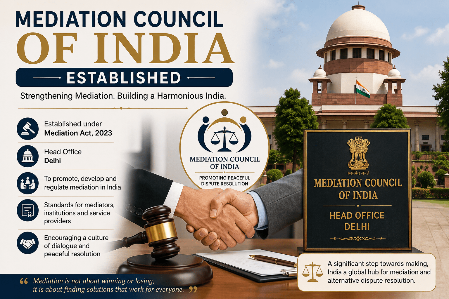 Mediation Council of India Established | The Legal Observer 4 Mediation Council of India Established | The Legal Observer